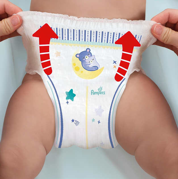 Підгузки-трусики Pampers Night Pants Розмір 4 (9-15 кг) 25 шт (8006540234709) - зображення 7