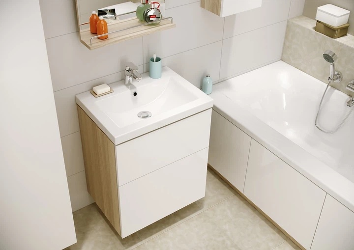 Ванна акриловая CERSANIT SMART S301-117 170x80 левосторонняя + ножки PW01/S906-001/PW04 - Фото 7 Ванна акриловая CERSANIT SMART S301-117 170x80 левосторонняя + ножки PW01/S906-001/PW04 - изображение 7