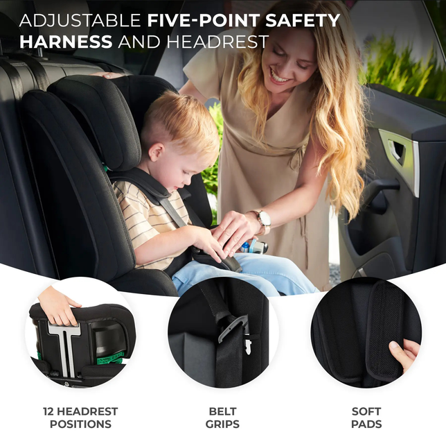 Автокресло KinderKraft Safety Fix 2 i-Size Grey (5902533923090) (KCSAFI02GRY0000) - изображение 14