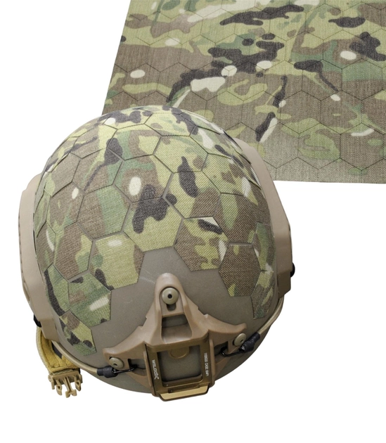 Маскувальна наліпка з кордури універсальна велика (соти), Svetogor Defence, Multicam - зображення 1