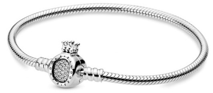 Браслет Pandora Moments сріблястий 18 см 598286CZ-18 (5700302818932) - зображення 1