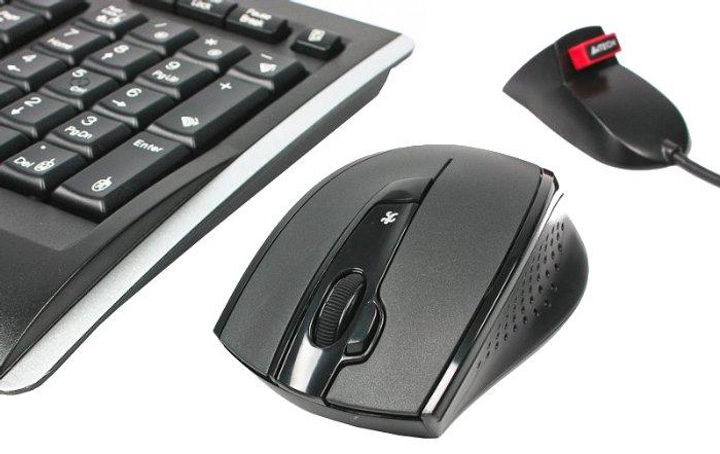 Комплект (клавиатура, мышь) беспроводной A4Tech 9300F Black USB – фото ...