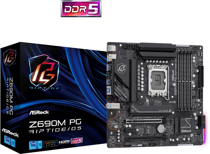 Płyta główna ASRock Z690M PG Riptide/D5 (s1700, Intel Z690, PCI-Ex16) - obraz 5