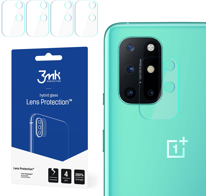 Комплект захисного скла 3MK Lens Protection для камери OnePlus 8T 4 шт (5903108324687) - зображення 1