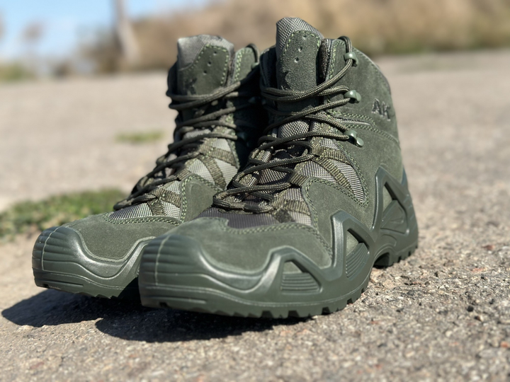 Тактичні армійські берці AK військові демісезонні берці Tactic чоловічі черевики Waterproof олива 43 розмір (Berc-AK-coyote-43) - зображення 2