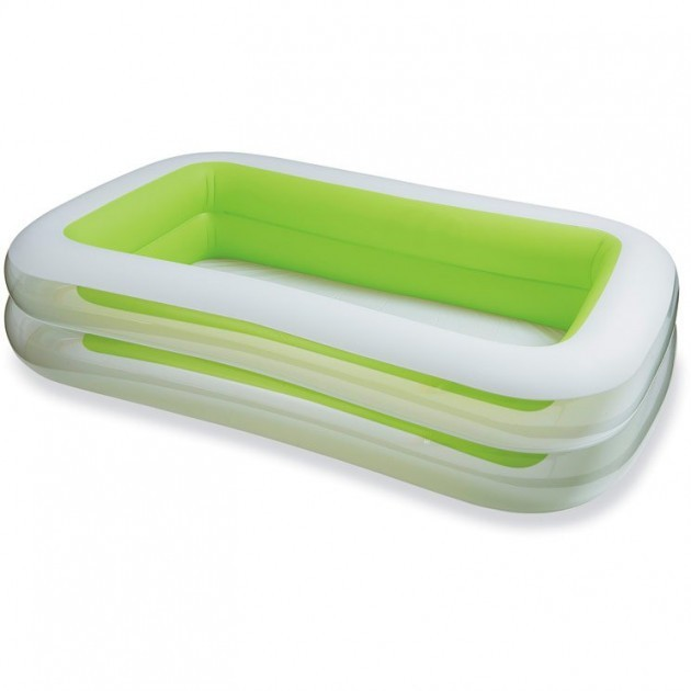 Детский прямоугольный надувной бассейн Intex игровой комплекс для ...