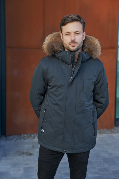 Зимняя мужская куртка аляска Black Vinyl C23-2269M2 Хаки, 54 от ...