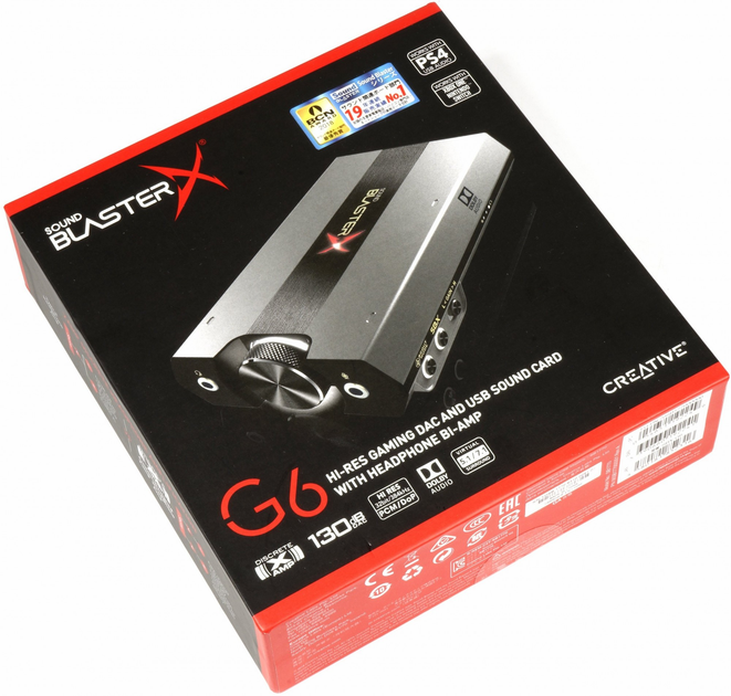 Звуковая карта внешняя Creative Sound BlasterX G6