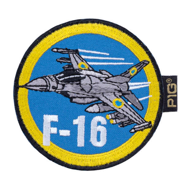 Нашивка на липучці P1G F-16 Multi 8x8 cm (UA281-29859-F16) - зображення 1
