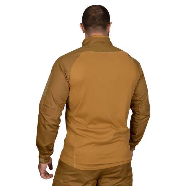 Рубашка боевая тактическая полевая износостойкая рубашка для силовых структур 7180(L) койот (OPT-30181) - изображение 2