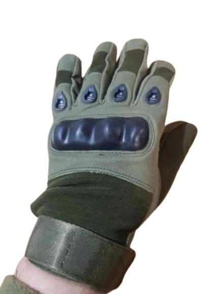 Тактические перчатки XL Олива - изображение 1