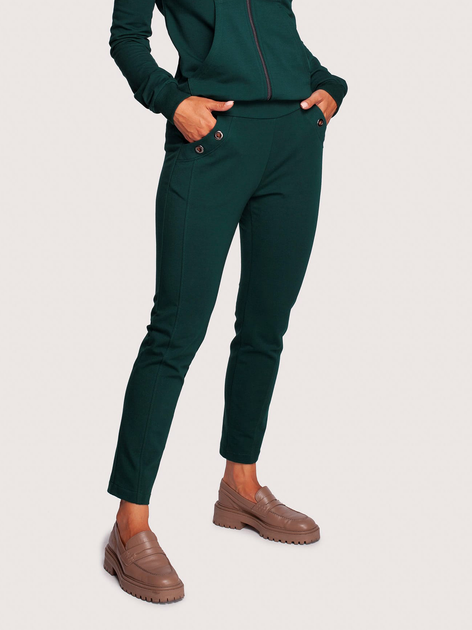 Spodnie sportowe BeWear B243 1197456 S Dark Green (5903887678544) - obraz 1