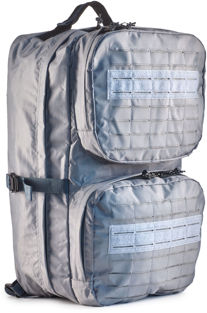 Рюкзак тактичний медика, сапера, рятувальника HELIOS VIVUS з набором вкладишів 40 л Сіра (3025-grey) - зображення 1