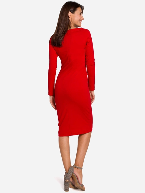 Sukienka ołówkowa damska Stylove S152 86502 2XL Czerwona (5903068438172) - obraz 2