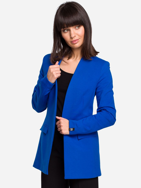 Піджак подовжений жіночий BeWear B102 87147 2XL Royal Blue (5903068433511) - зображення 1