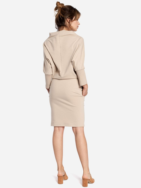 Sukienka tunika damska BeWear B032 86867 2XL-3XL Beżowa (5902041185119) - obraz 4