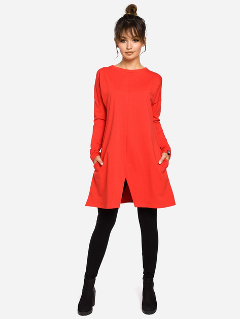 Sukienka tunika damska BeWear B042 86909 2XL-3XL Czerwona (5902041192063) - obraz 3