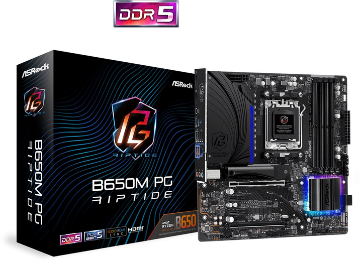 Płyta główna ASRock B650M PG Riptide (AM5, AMD B650, PCI-Ex16) - obraz 6