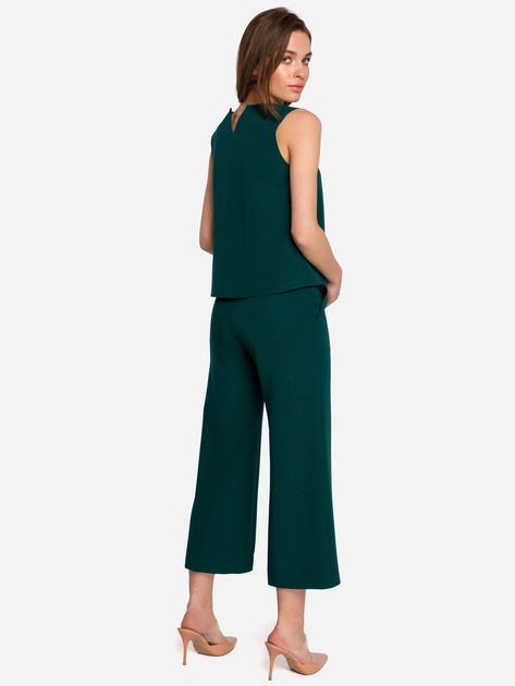 Bluzka damska elegancka Stylove S257 864469 L Zielona (5903887624220) - obraz 4