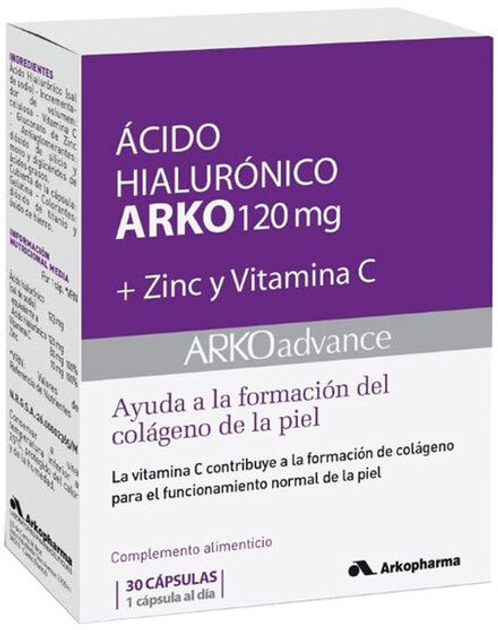Дієтична добавка Arkopharma Arkoadvance Hyaluronic Acid 30 капсул (8428148455926) - зображення 1