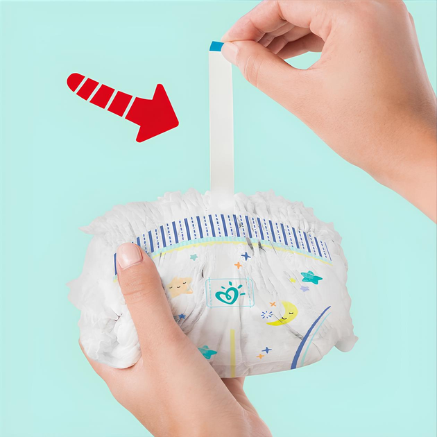 Pieluchomajtki Pampers Night Pants Rozmiar 6 (15+ kg) 19 szt (8006540234761) - obraz 7