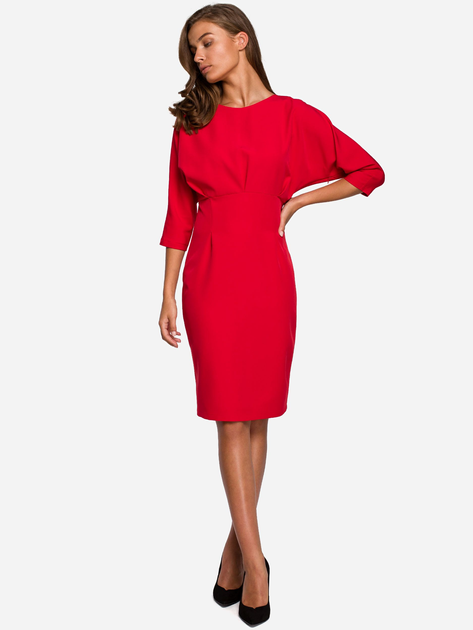 Sukienka ołówkowa damska Stylove S242 235499 XL Czerwona (5903068499890) - obraz 1