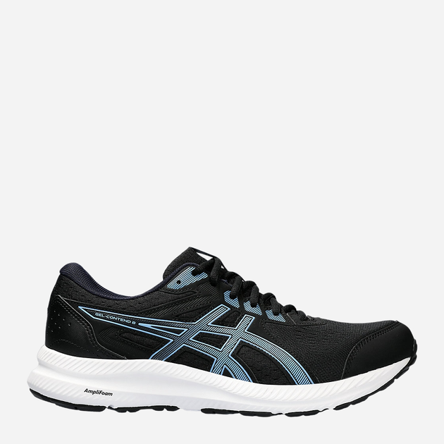 Чоловічі кросівки для бігу ASICS Gel-Contend 8 1011B492-011 41. 5 (8US) 26 см Чорний/Синій (4550456740716) - зображення 1