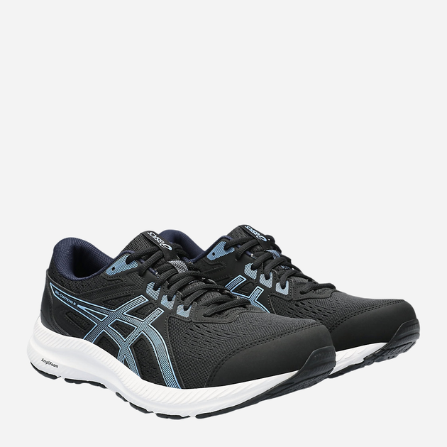 Чоловічі кросівки для бігу ASICS Gel-Contend 8 1011B492-011 42 (8. 5US) 26. 5 см Чорний/Синій (4550456740754) - зображення 2