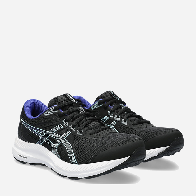 Жіночі кросівки для бігу ASICS Gel-Contend 8 1012B320-012 38 (7US) 24 см Чорний/Синій (4550456740884) - зображення 2