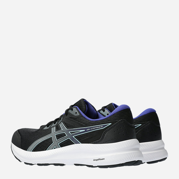 Жіночі кросівки для бігу ASICS Gel-Contend 8 1012B320-012 40 (8. 5US) 25. 5 см Чорний/Синій (4550456740938) - зображення 3