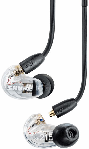 Słuchawki Shure Aonic 215 Clear (SE215DYCL+UNI-EFS) - obraz 2