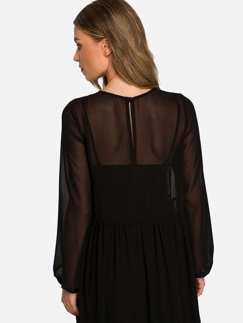Плаття жіноче Stylove S319 1201242 XL Чорне (5903887686679) - зображення 4