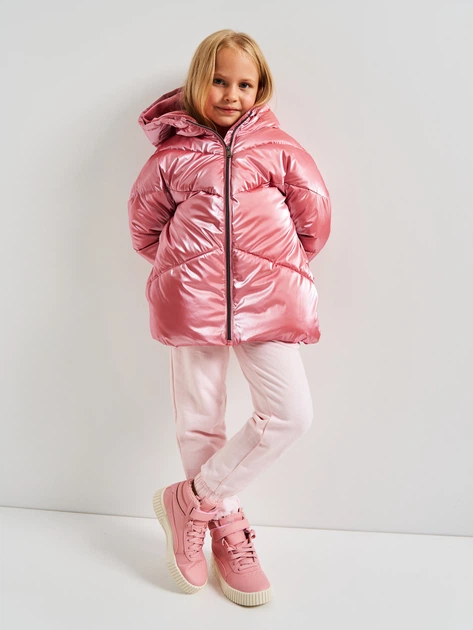 Детская зимняя куртка для девочки Minoti 16coat 21 39826JNR 92-98