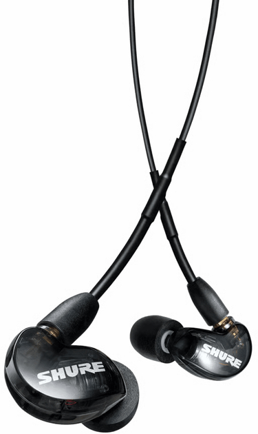Навушники Shure SE215 PRO Black (SE215-K-EFS) - зображення 1