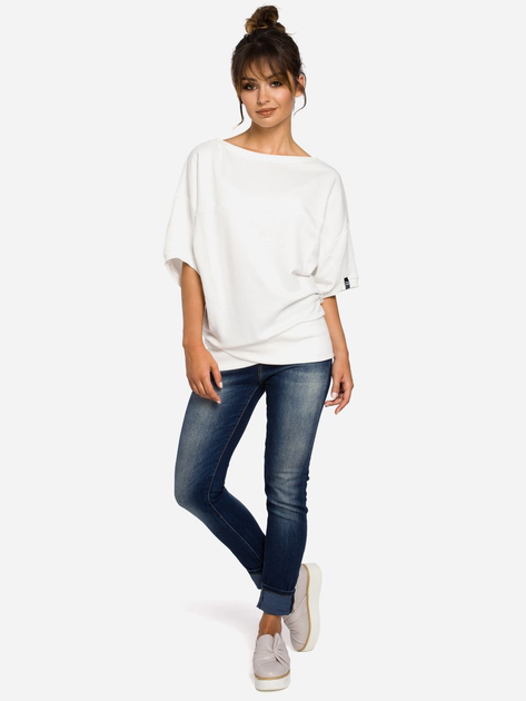 Світшот жіночий BeWear B048 86931 2XL-3XL Екрю (5902041193046) - зображення 3