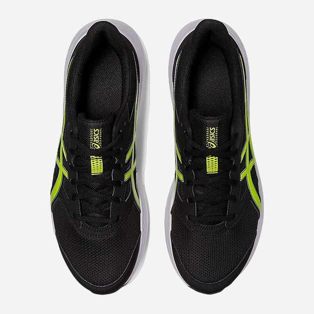 Чоловічі кросівки для бігу ASICS Jolt 4 1011B603-003 42.5 (9US) 27 см Чорні з салатовим (4550456310490) - зображення 4