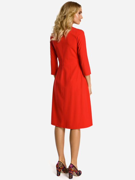 Sukienka trapezowa damska Made Of Emotion M335 L Czerwona (5902041196849) - obraz 2