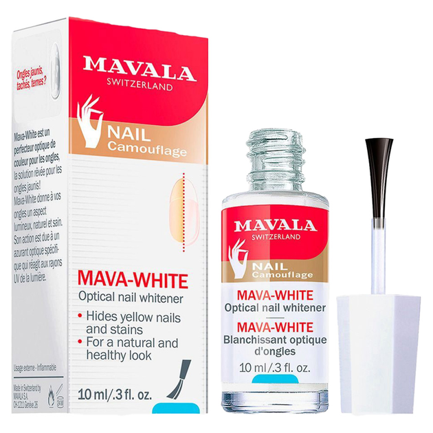 Lakier do paznokci i skórek Mavala Mava-White Optical Nail Whitener 10 ml (7618900705050) - obraz 1