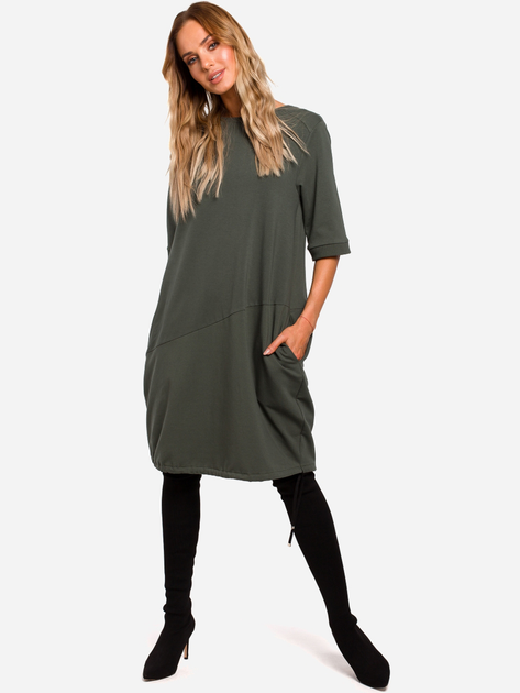 Сукня Made Of Emotion M451 XL Military Green (5903068453991) - зображення 1
