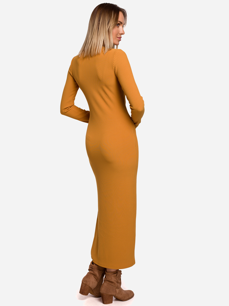 Sukienka ołówkowa damska Made Of Emotion M544 S Ciemnożółta (5903068492266) - obraz 2