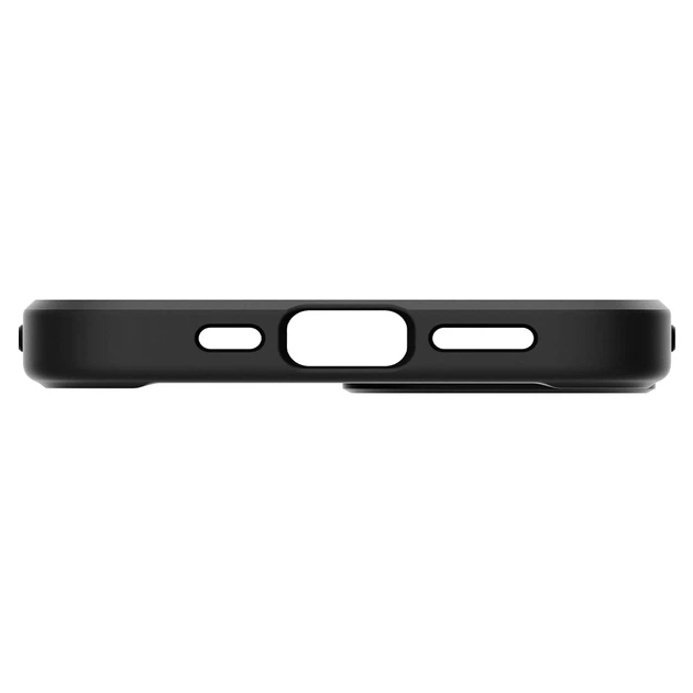Чохол протиударний Spigen Ultra Hybrid для Iphone 13/14 Matte Black Прозорий ACS03523 - зображення 11