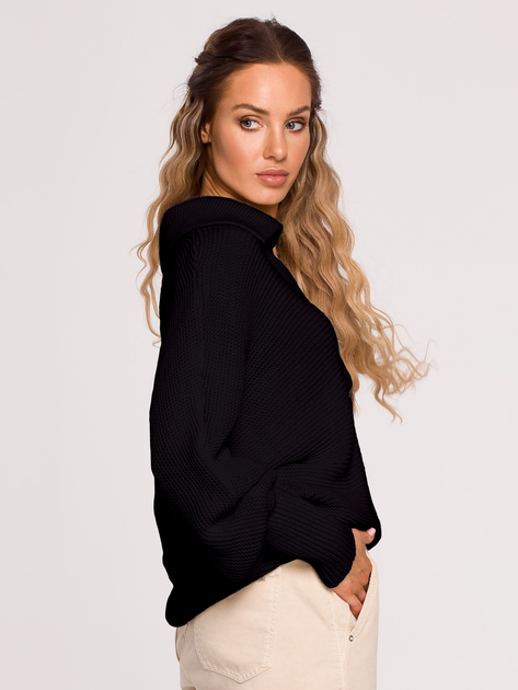 Пуловер жіночий Made Of Emotion M687 L/XL Чорний (5903887667241) - зображення 2