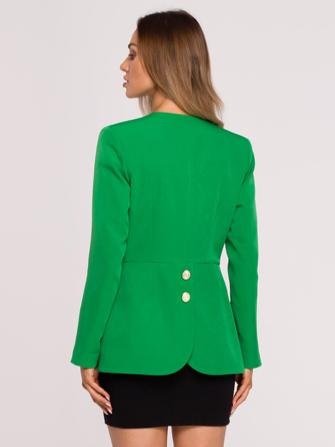 Піджак класичний жіночий Made Of Emotion M665 L Green (5903887663335) - зображення 2