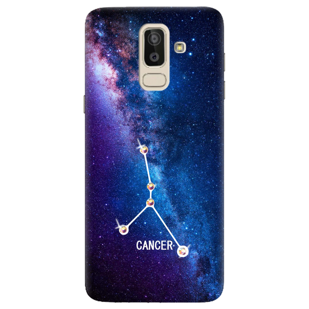 Чехол для Samsung Galaxy J8 2018 Cancer (Рак) со стразами ...