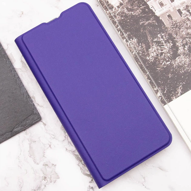 Шкіряний чохол книжка GETMAN Elegant (PU) для Motorola Edge 40 Фіолетовий - изображение 6