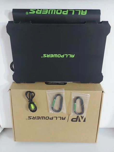 Солнечное зарядное устройство для смартфонов AllPowers 21W ETFE 2xUSB 2.4A, солнечная батарея для телефона - изображение 5