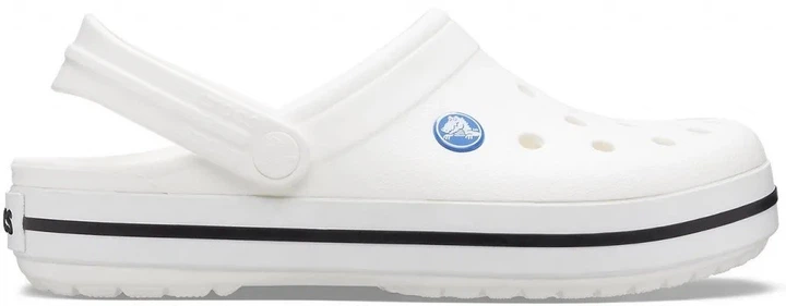 Чоловічі крокси Crocs Crocband White 39 Білий - изображение 3