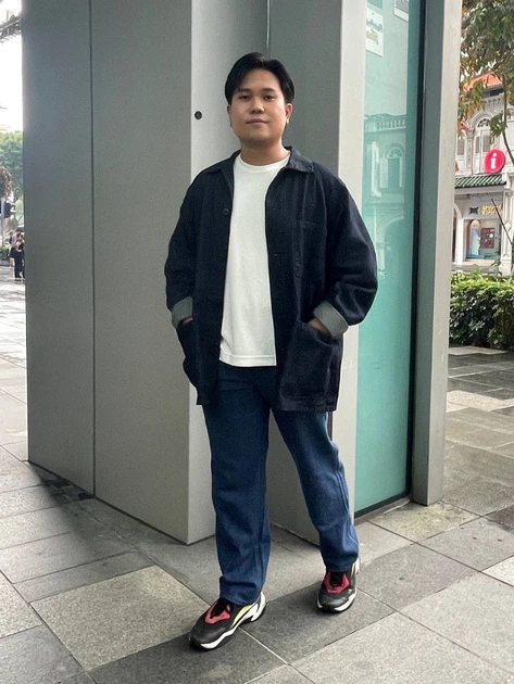 Куртка демисезонная мужская Uniqlo 848342895 L Синяя (1159790211) - изображение 8