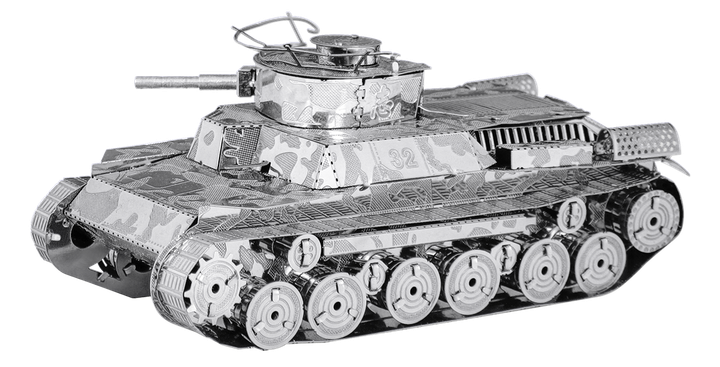 3D металевий пазл-модель і сувенір Танк Type 97 Chi-Ha - Фото 1 3D металевий пазл-модель і сувенір Танк Type 97 Chi-Ha - зображення 1