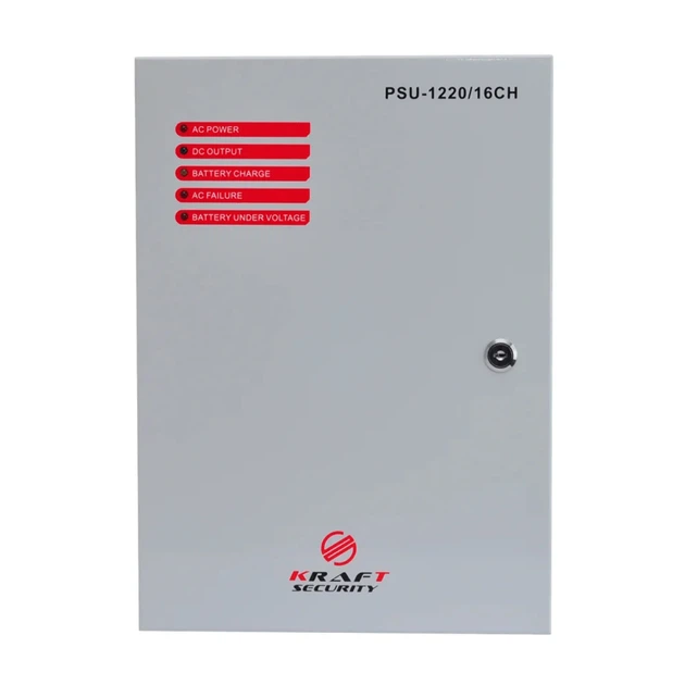 Источник бесперебойного питания Kraft PSU-1220/16CH, 12В 20А - изображение 2